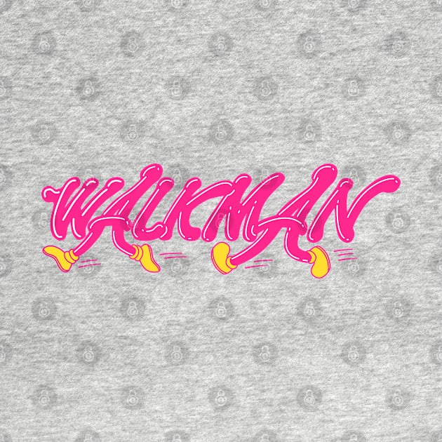 Classic Walkman retro logo by Dashu